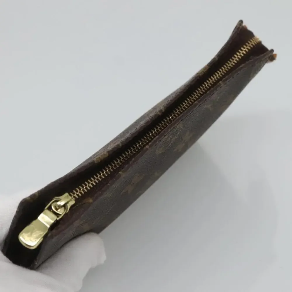 Louis Vuitton Monogram Bucket PM Accessory Pouch Brown